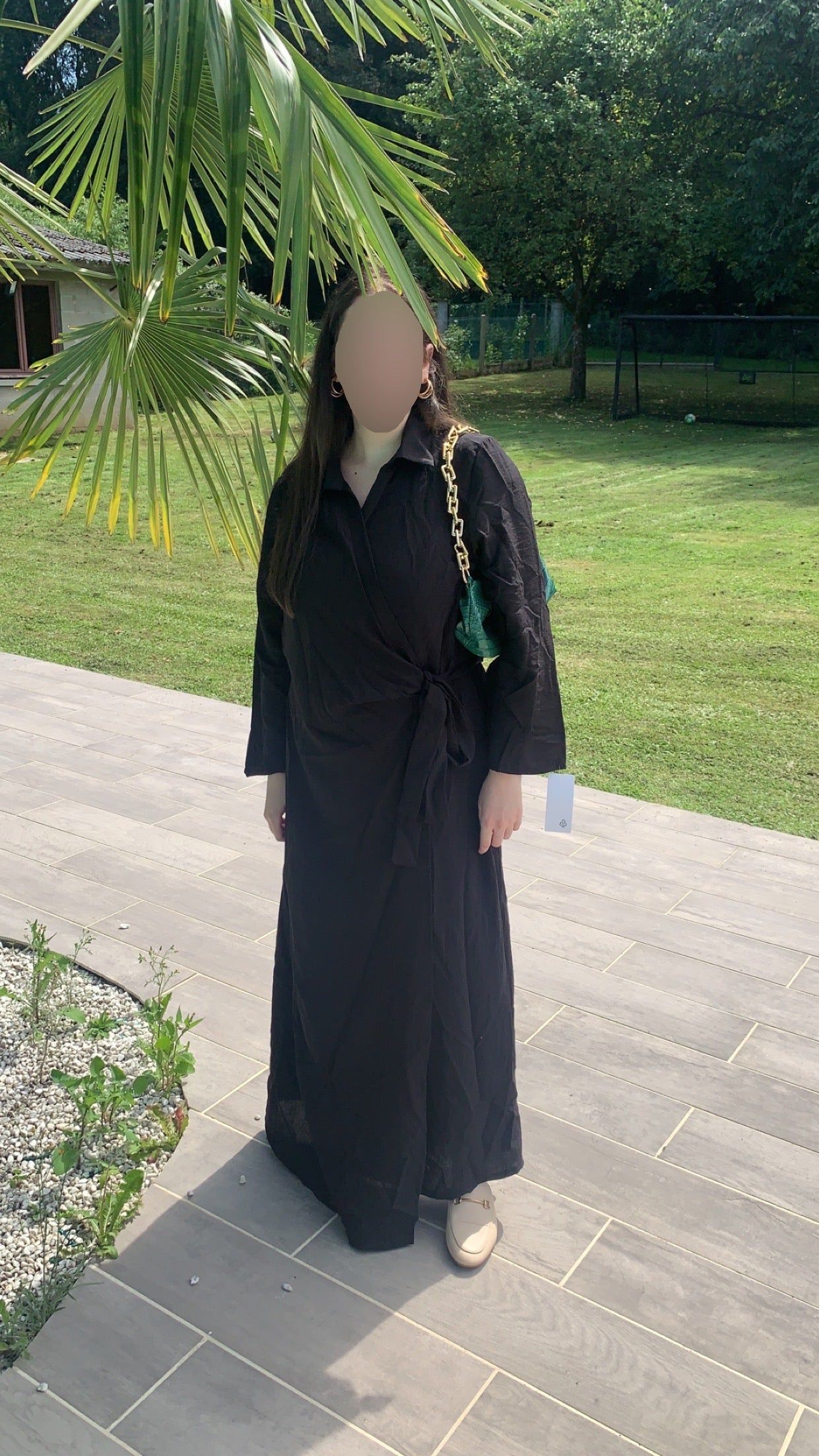 Robe à nouer noire